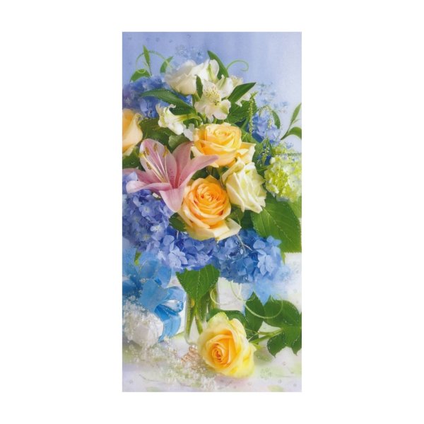 Õnnitluskaart "Roosid ja liiliad"