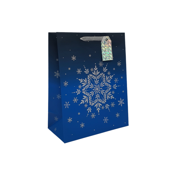 Jõulu kinkekott - Suur "Sinised lumehelbed"