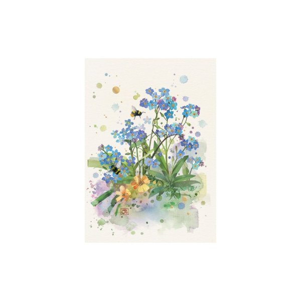 Õnnitluskaart "Meelespea lilled"