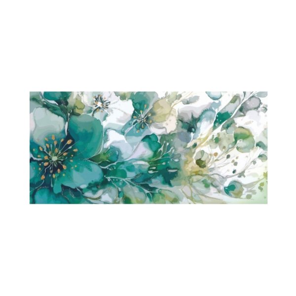 Rahakaart glitteriga "Roheline õis"