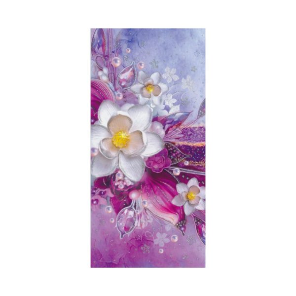 Rahakaart glitteriga "Vesiroos"