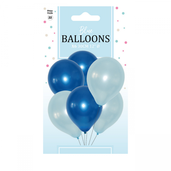 Õhupallid "Hele ja tumesinised"