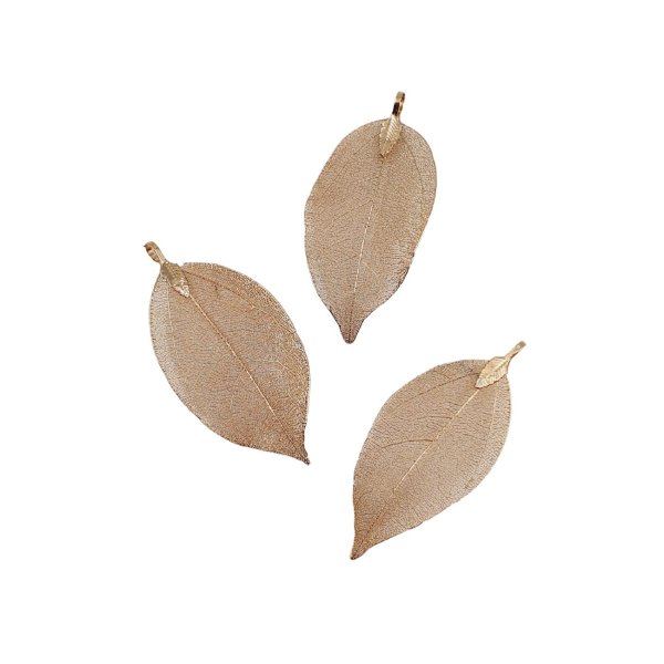 Kaunistus metallist "Kuldsed lehed"