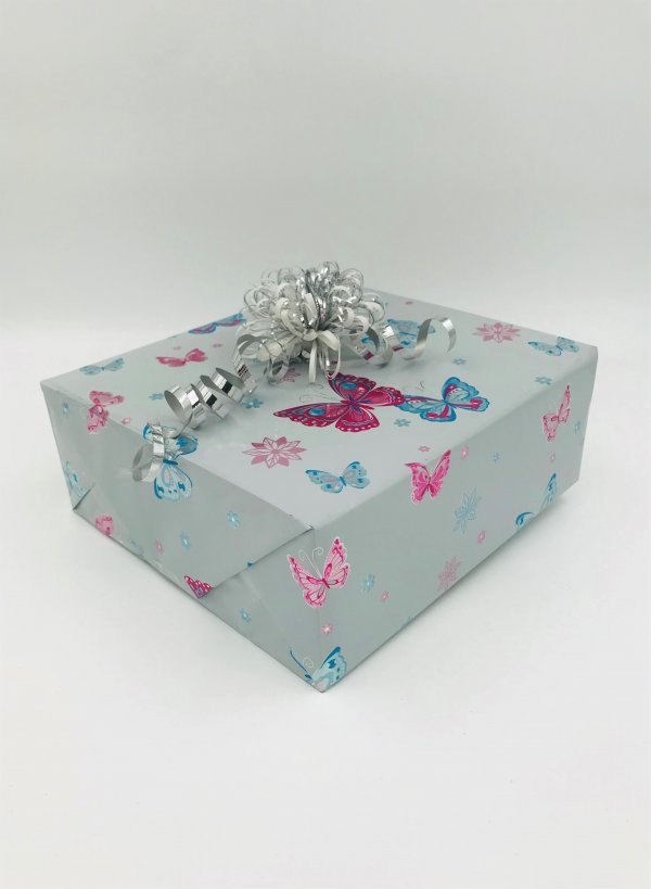 Pakkepaber kokkuvoldituna