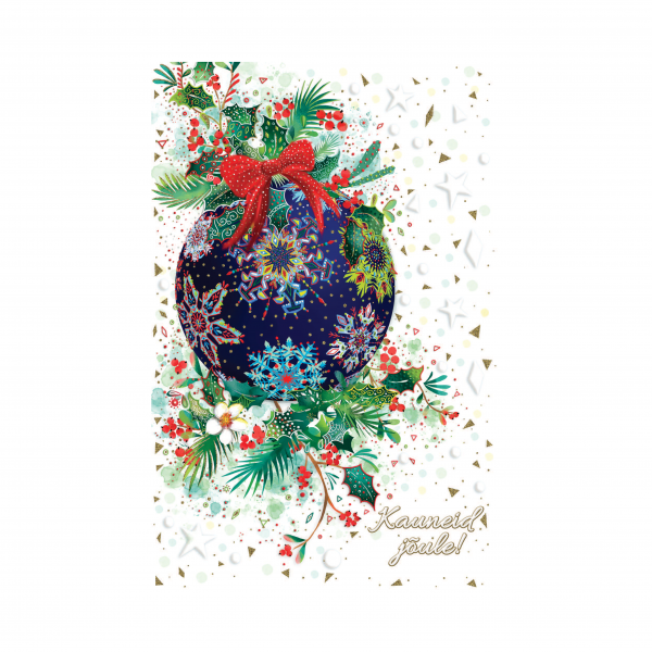 Jõulukaart "Kauneid jõule!"