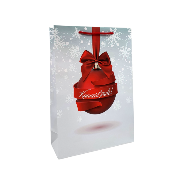 Jõulukinkekott - XL suurus "Kauneid jõule!"