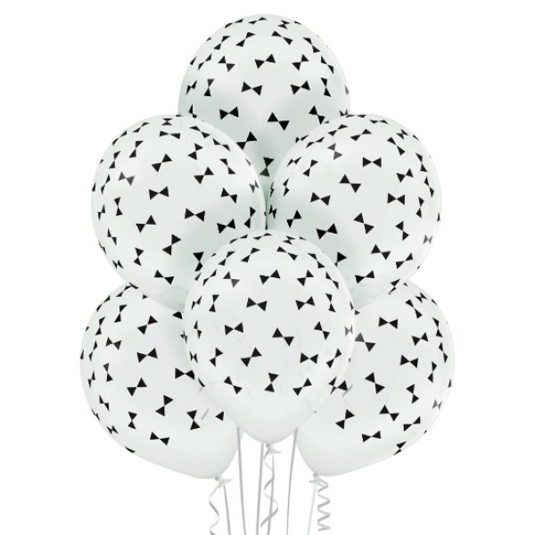 Õhupallid "Mustvalged Kikilipsud"