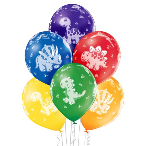Õhupallid "Rõõmsad Dinoaurused"