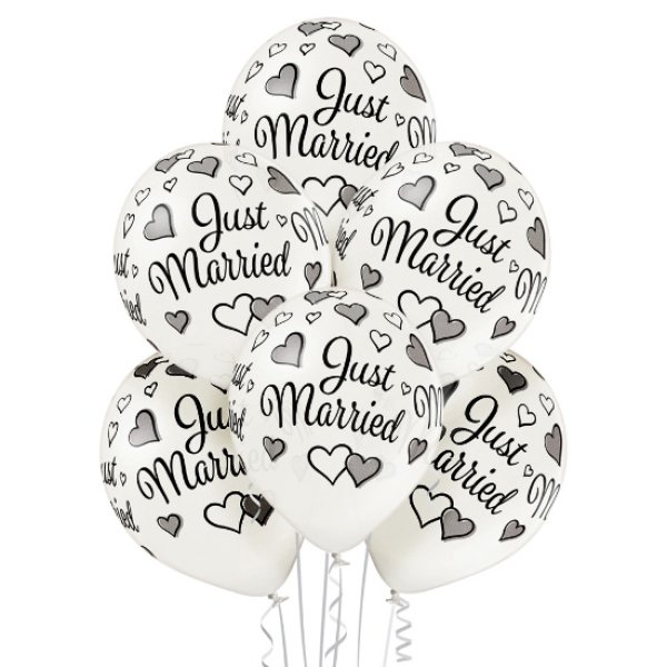 Õhupallid "Just Married"