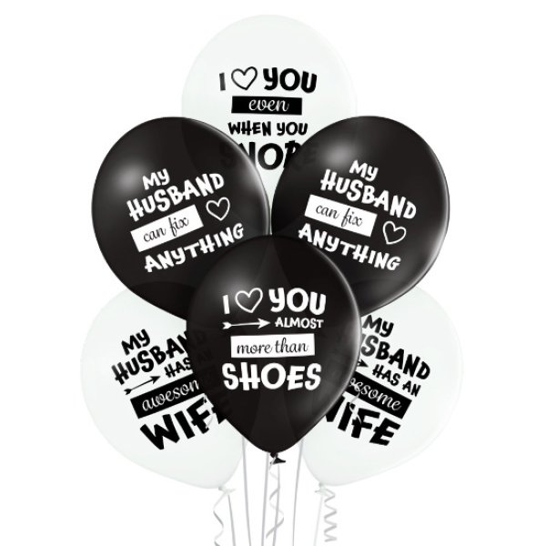 Õhupallid "Best Husband Ever"