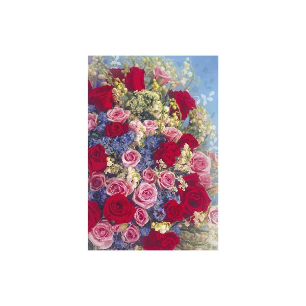 Õnnitluskaart "Meelespea roosikimp"