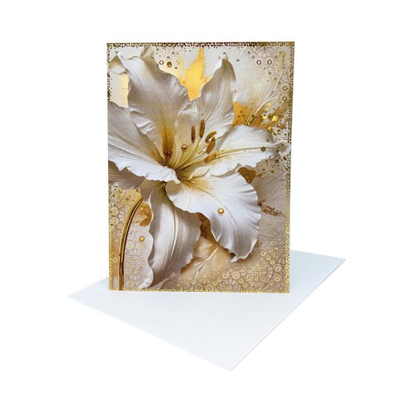 Eksklusiivne õnnitluskaart "Liilia"