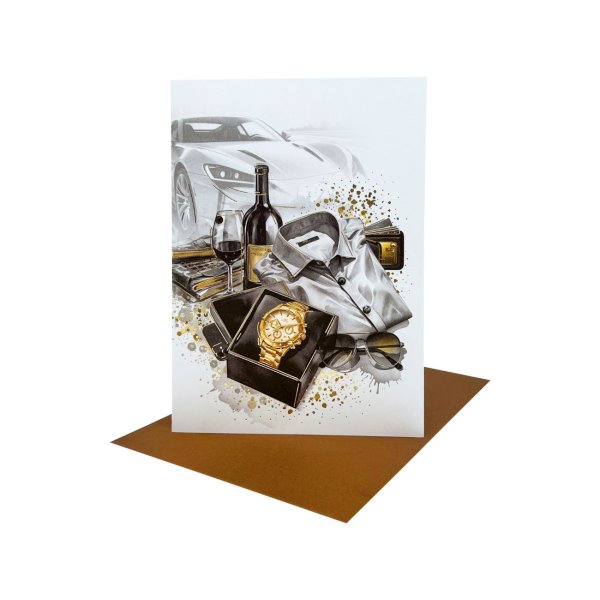 Eksklusiivne õnnitluskaart "Mehele"