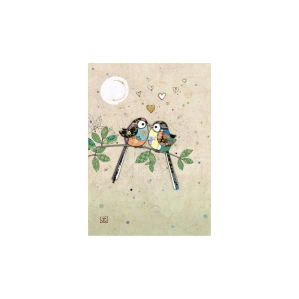 Õnnitluskaart "Lindude suudlus"