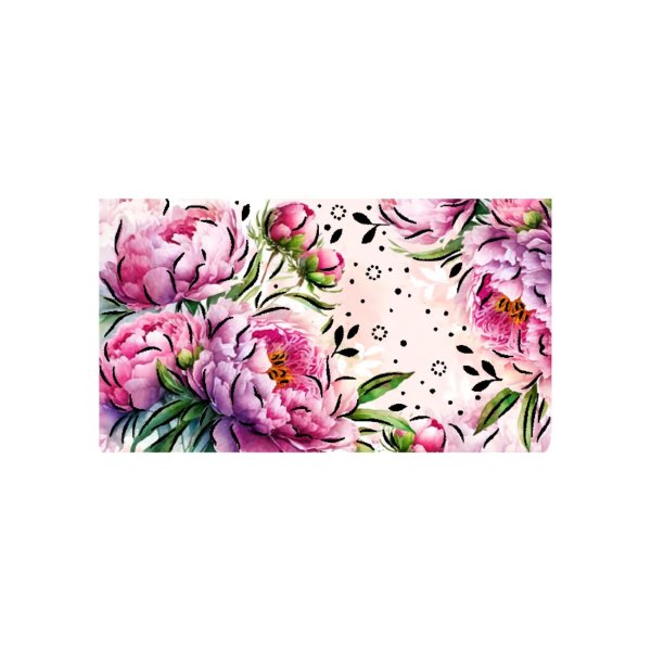 Rahakaart glitteriga "Pojengid"