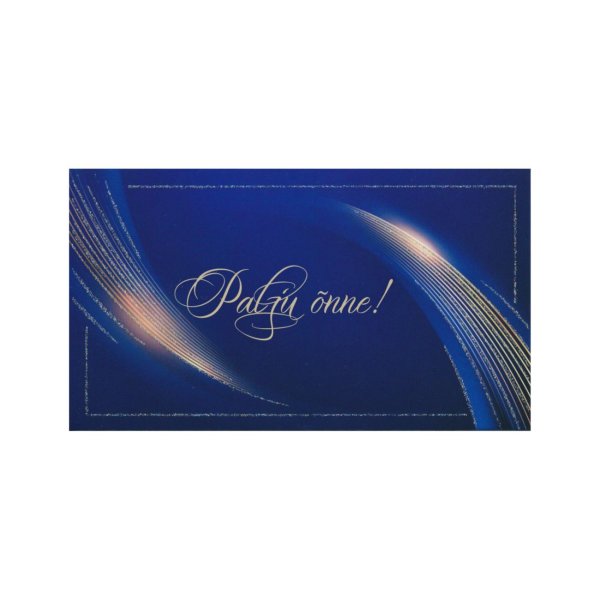 Rahakaart glitteriga "Palju õnne!"