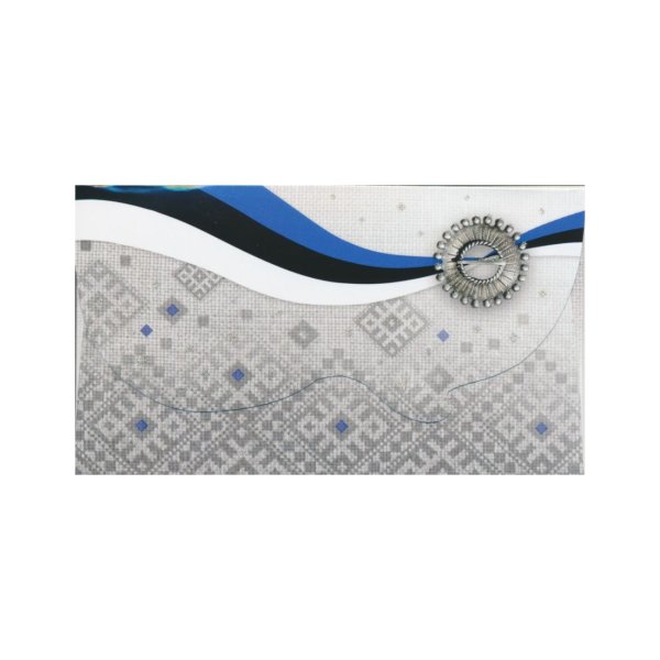 Rahakaart glitteriga "Rahvuslik muster"