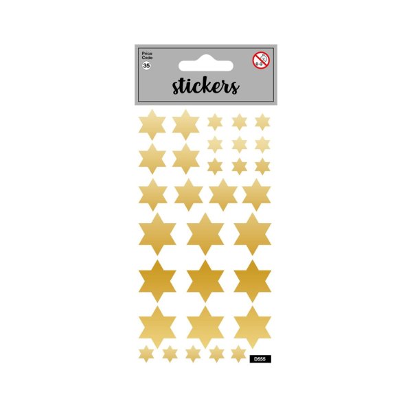 Kleebis "Kuldsed tähed"