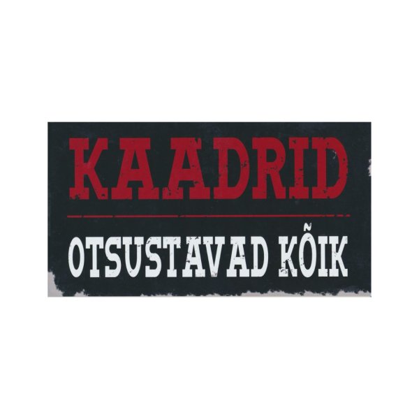 Sõnumikaart "Kaardid otsustavad kõik"