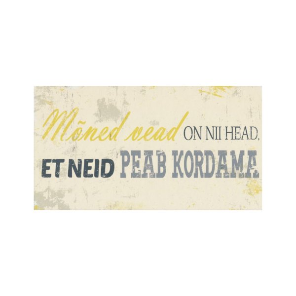 Sõnumikaart "Mõned vead on nii head, et neid peab kordama"