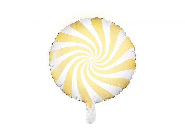 Fooliumist õhupall "Kollane komm"