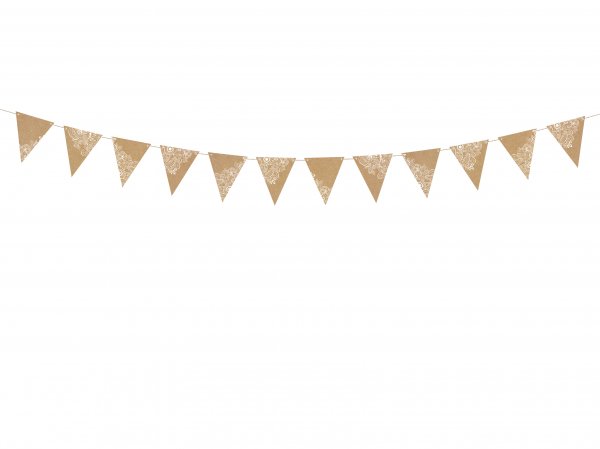 Bänner "Jõupaberist valge mustriga"