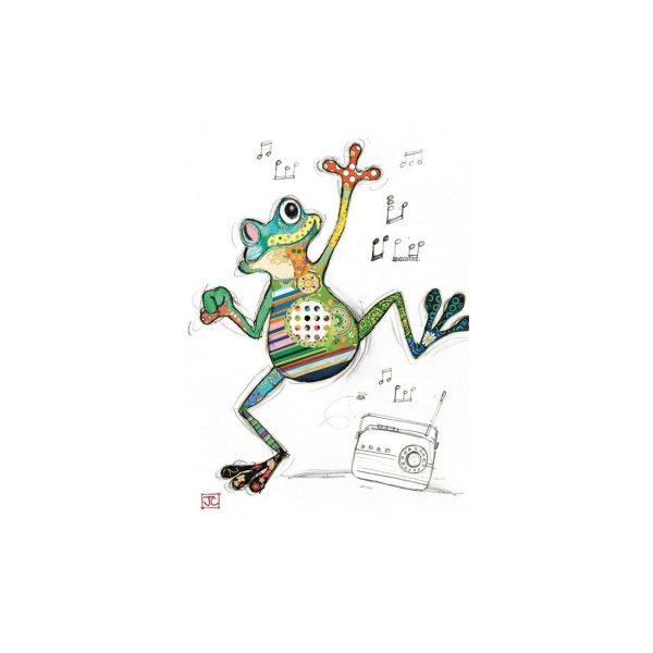 Õnnitluskaart "Konn Freddy"