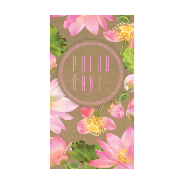 Rahakaart "PALJU ÕNNE!"