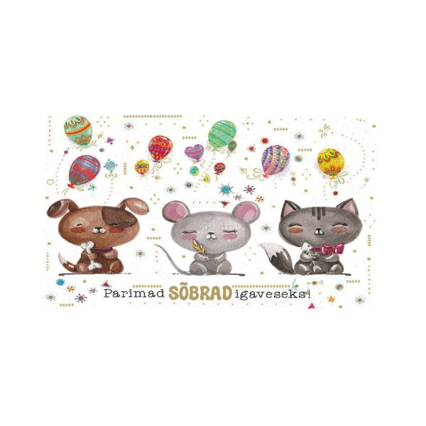 Rahakaart "Parimad SÕBRAD igaveseks!"