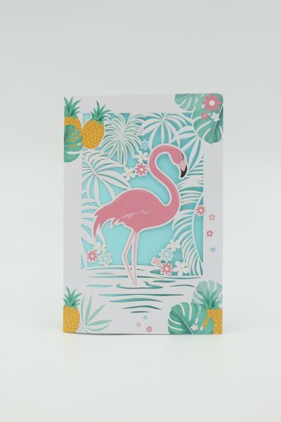 Käsitöökaart "Flamingo"