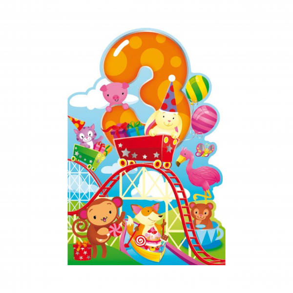 Õnnitluskaart "Number 3"