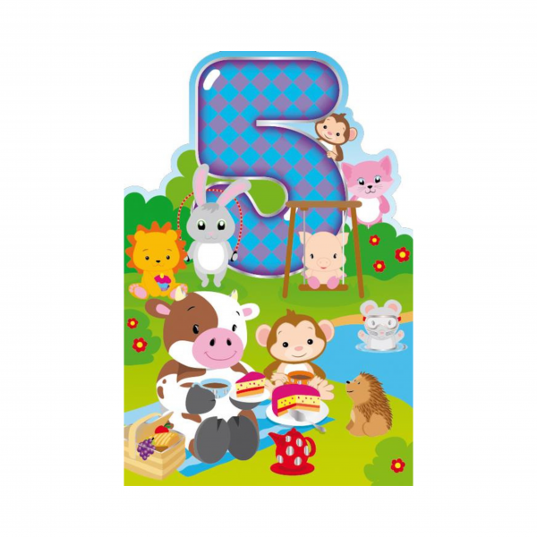 Õnnitluskaart "Number 5"