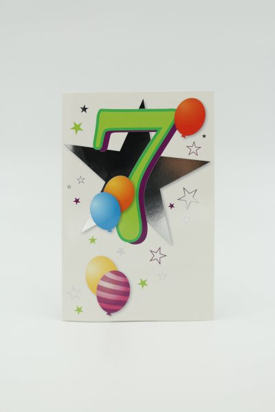 Õnnitluskaart “Number 7"