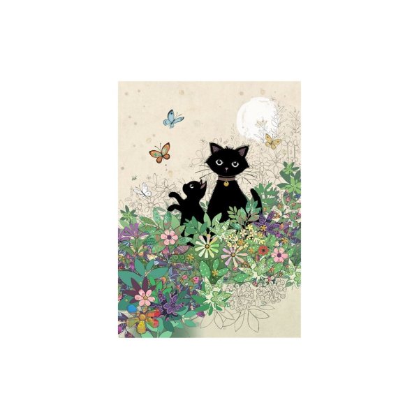 Õnnitluskaart "Kiisud aias"