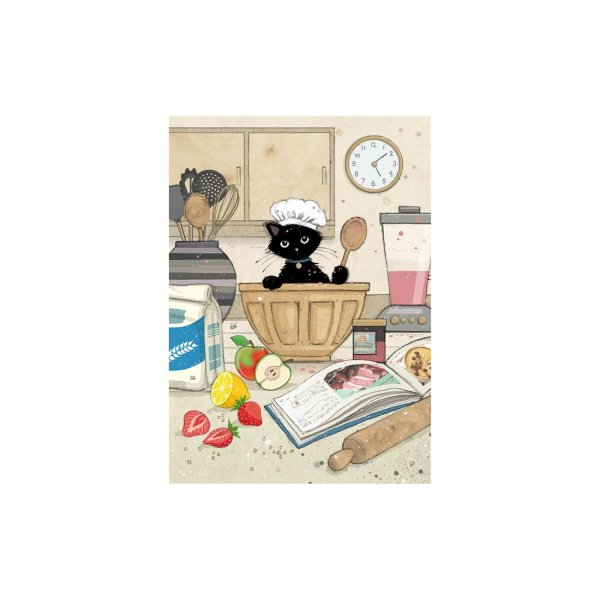 Õnnitluskaart "Peakokk Kitty"