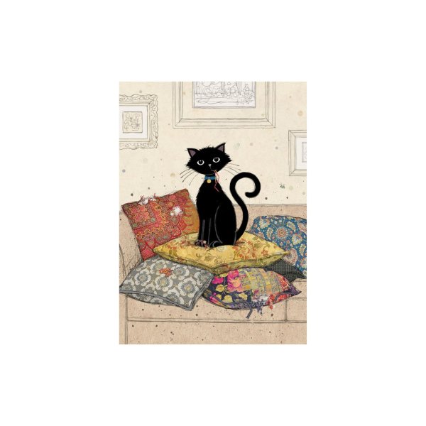 Õnnitluskaart "Cushion Kitty"