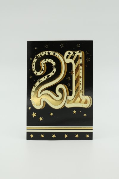 Õnnitluskaart “Number 21"