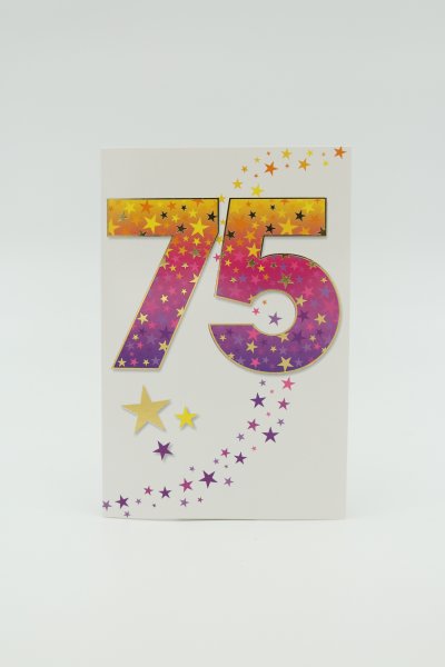 Õnnitluskaart “Number 75"