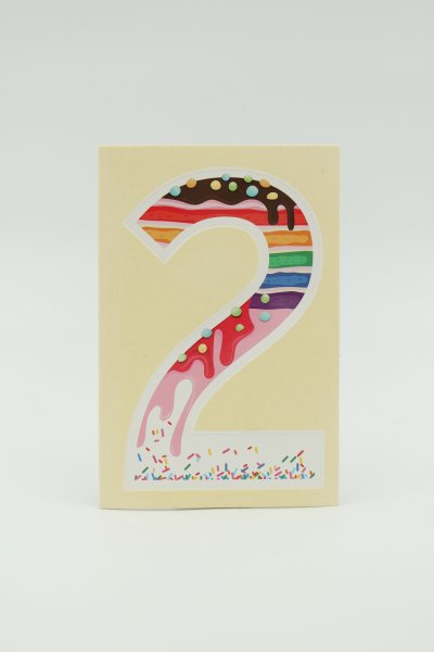 Õnnitluskaart “Number 2"