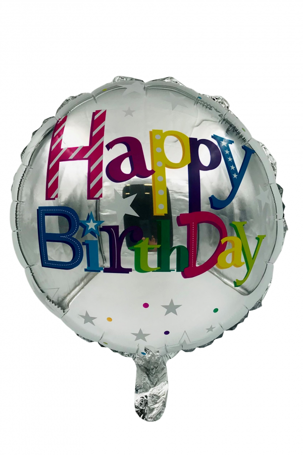 Fooliumist õhupall "Happy Birthday" kirjaga