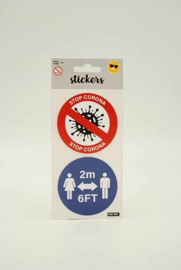 Kleebis "Koroona silt"