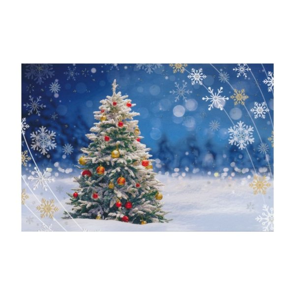 2-osaline lühike jõulukaart "Kuusk"