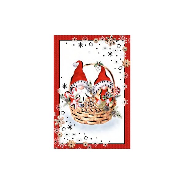 1-osaline jõulukaart "Päkapikud"