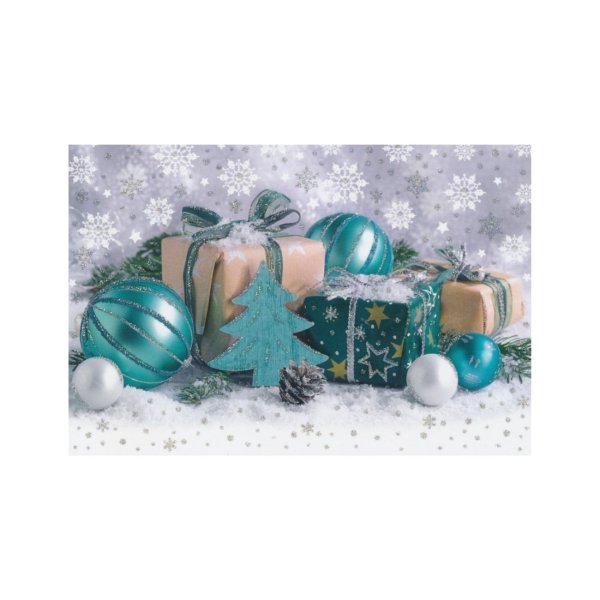 1-osaline jõulukaart "Kingipakid