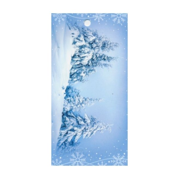 1-osaline jõulu pakikaart "Talvine loodus"
