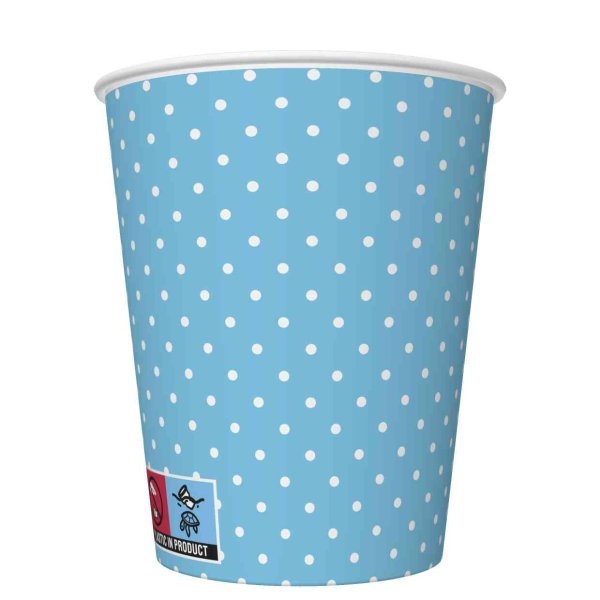 Papptopsid "Sinine valgete täppidega"