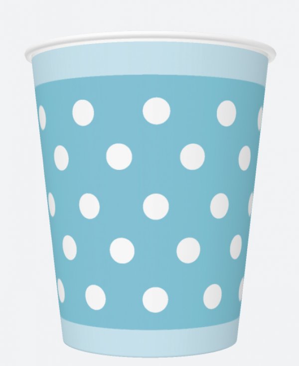 Papptopsid "Sinised valgete täppidega"