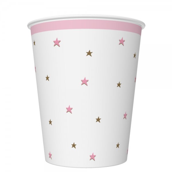 Papptopsid "Roosade tähekestega"