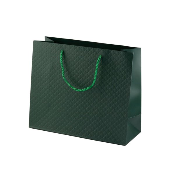 Suur horisontaalne kinkekott "Tumeroheline"