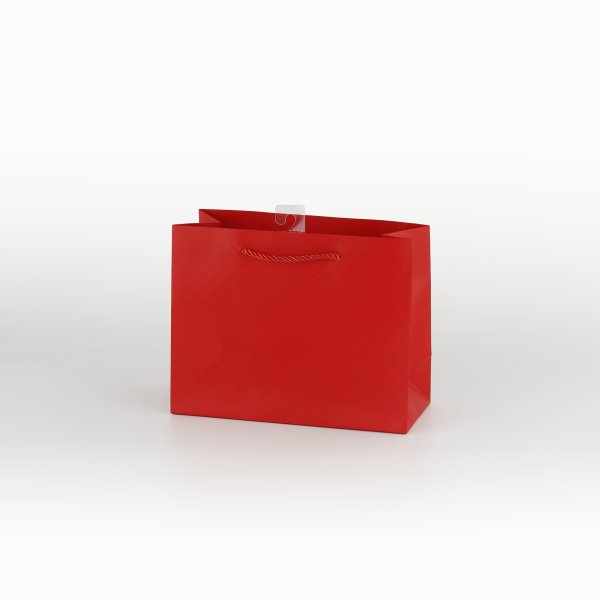 Horisontaalne kinkekott "Luksuslik rombmuster - Punane"